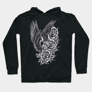 Eagle and Roses 1.2 Hoodie